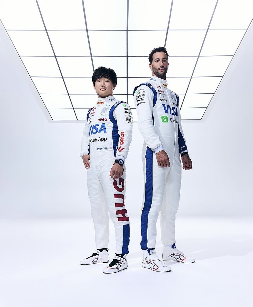 Yuki Tsunoda e Daniel Ricciardo