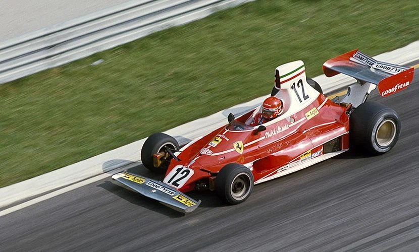 Ferrari 312T, vettura che ha reso Nike Lauda Campione del Mondo nel 1975