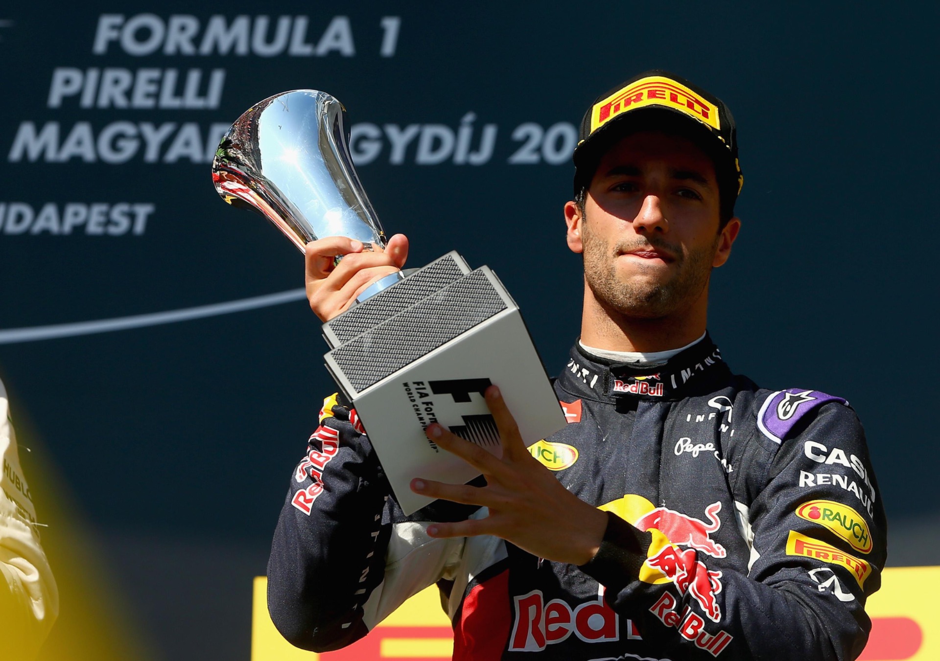 Podio di Daniel Ricciardo al GP di Ungheria